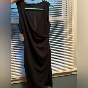 ✨ NWT Wrap/ruching style V-neck dress✨
